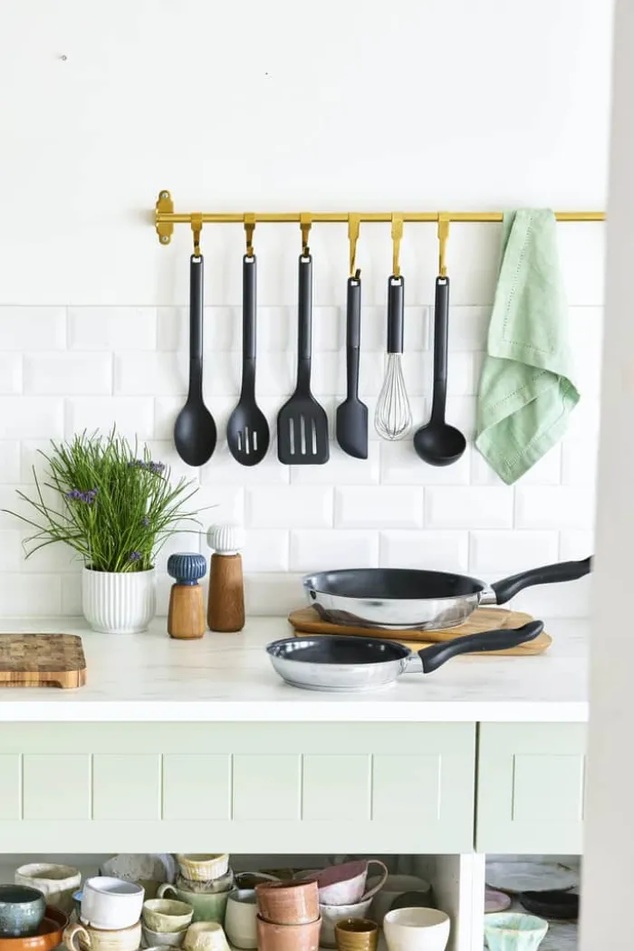 Cook & Baker Pro Pandesæt - 2 dele Ø 20/28 cm - Keramisk belægning - Sort