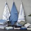 Cook & Baker Viskestykke B 50 x L 70 cm - 100% Bomuld - Blå