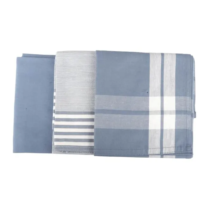 Cook & Baker Viskestykke - 3 stk. B 50 x L 70 cm - Økologisk bomuld - Lyseblå
