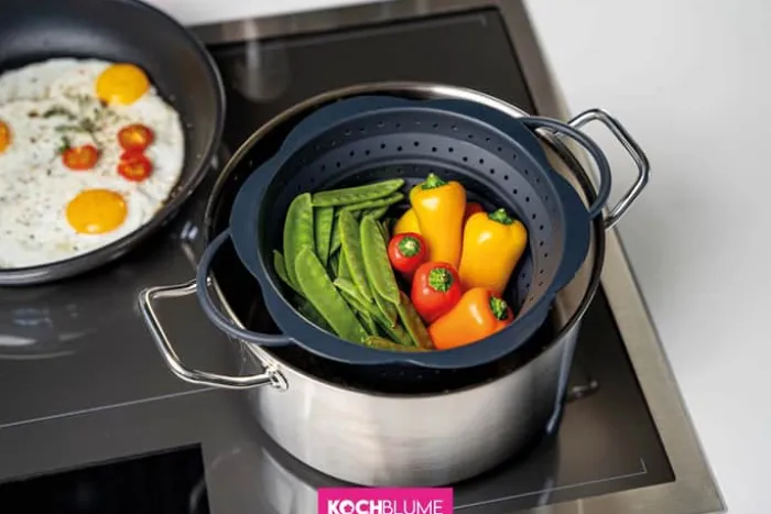 Cookline Foldbar Si L 28 x B 19 cm - Silikone/stål - Sort