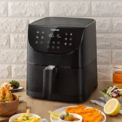 Cosori Premium Airfryer 5,5 liter - 11 programmer - Pre Heat-, Keep Warm- og Shake-funktion