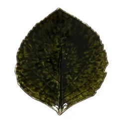 Costa Nova Riviera Skål H 3 x B 15 x L 17 cm - Keramik - Mørkegrøn/sort