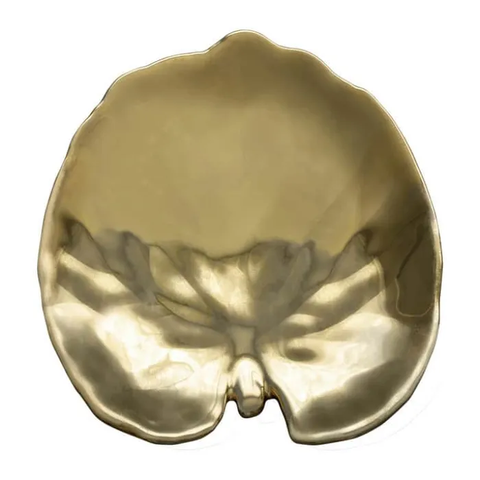 Costa Nova Riviera Skål H 2,7 x B 17 x L 17,5 cm - Keramik - Guld