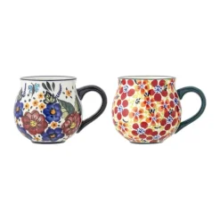 Creative Collection Florist Kop - 2 stk. 33 cl - Stentøj - Multifarvet