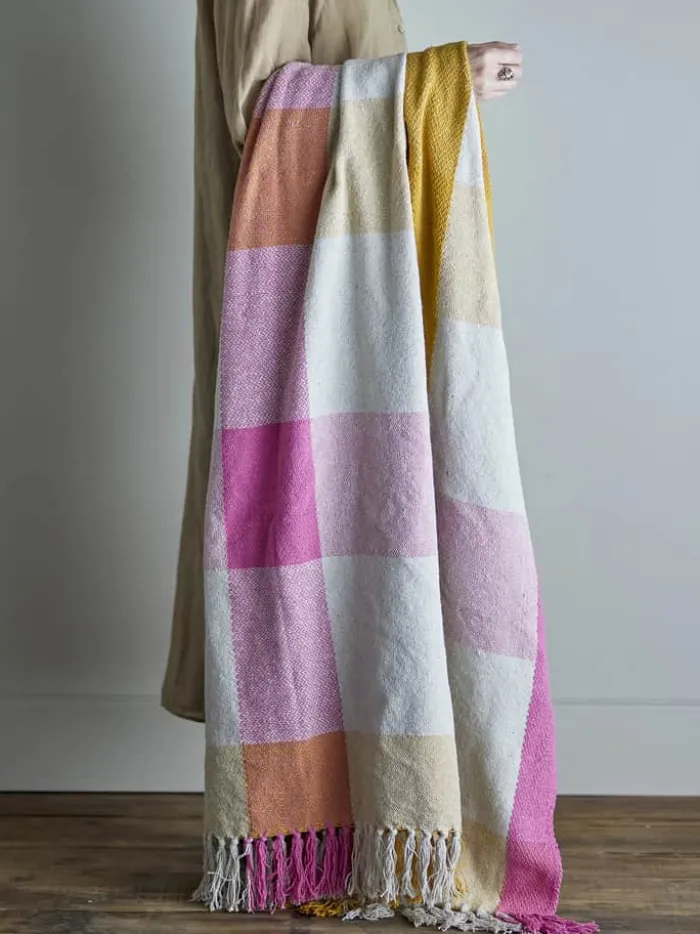 Creative Collection Hadley Plaid B 130 x L 160 cm - Genanvendt bomuld - Multifarvet