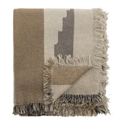 Creative Collection Maji Plaid B 160 x L 130 cm - Bomuld - Brun