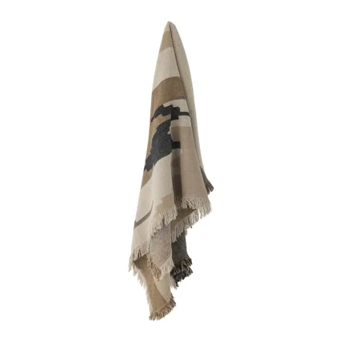 Creative Collection Maji Plaid B 160 x L 130 cm - Bomuld - Brun