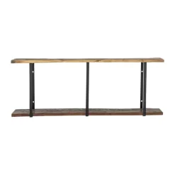 Creative Collection Tallymay Hylde H 53 x B 25,5 x L 140 cm - Genanvendt træ/metal - Brun