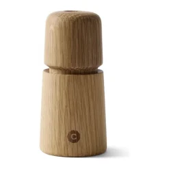 CrushGrind Stockholm Mini Salt/peber Kværn Ø 5 x H 11 cm - Egetræ - Natur