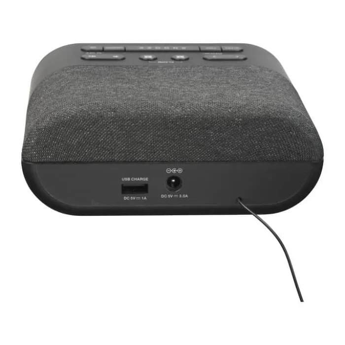 Denver Clockradio CRQ-107 Trådløs opladning - Forudindstillet radiokanaler - Sort