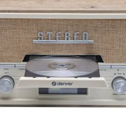 Denver Retro Anlæg MDA-525LW Cd, Bluetooth, DAB og FM - AUX-indgang og USB-port