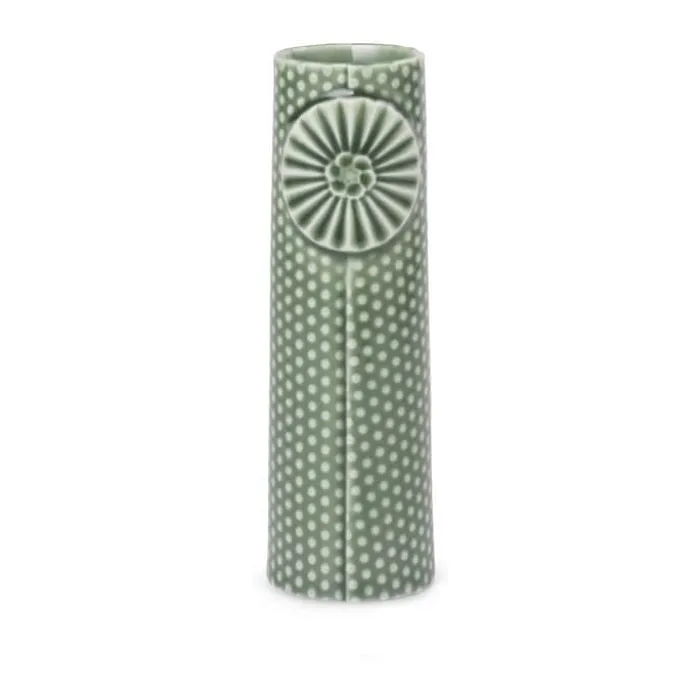 Dottir Pipanella Dot Vase H 12,5 cm - Porcelæn - Grøn