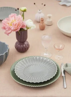 Dottir Samsurium Frokoststallerken Ø 22,2 cm - Porcelæn - Blå/grå