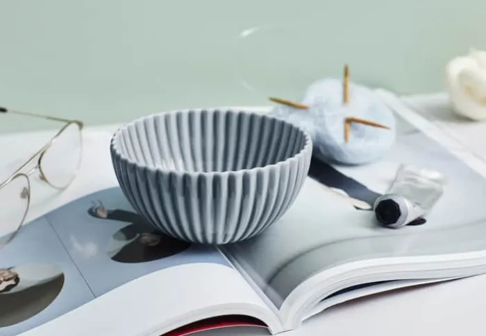 Dottir Samsurium Skål Ø 13 cm - Porcelæn - Midnight