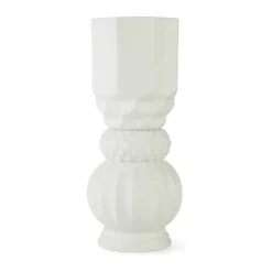 Dottir Samsurium Towerbell Vase H 36,8 cm - Porcelæn - Hvid
