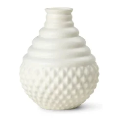 Dottir Samsurium Tumbletop Vase H 11,5 cm - Porcelæn - Hvid