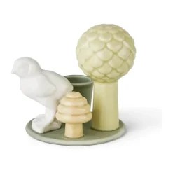 Dottir Sweet Stories Chick Lysestage Ø 9 cm - Porcelæn - Sage