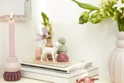 Dottir Sweet Stories Lamb Vase H 9,6 cm - Porcelæn - Dusty rose