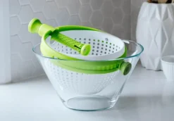 Dreamfarm Spina Dørslag Ø 21,5 cm - Plastik - Hvid
