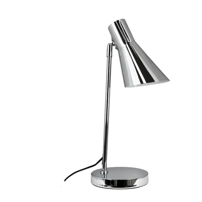 Dyberg Larsen DL12 Bordlampe Ø 16 x H 44,5 cm - Metal - Krom