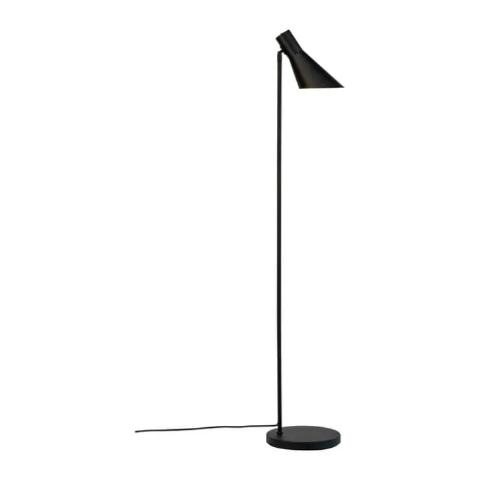 Dyberg Larsen DL12 Gulvlampe Ø 25 x H 135 cm - Metal - Sort