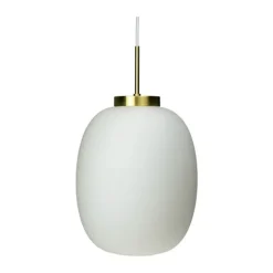 Dyberg Larsen DL39 Pendel Ø 25 cm - E27 - Opal/messing