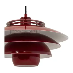 Dyberg Larsen Ejka Pendel Ø 38 cm - Metal - Mørkerød