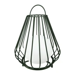 Dyberg Larsen Evesham Udendørs Lanterne Ø 30 x H 38 cm - Metal/polethylen - Grøn