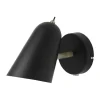 Dyberg Larsen Firenze Væglampe H 15 cm - Metal - Sort