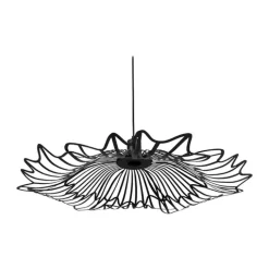 Dyberg Larsen Flora Pendel Ø 60 x H 22 cm - Metal - Sort