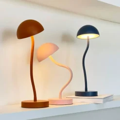 Dyberg Larsen Fonzy Bordlampe H 38 cm - Metal - Lyserød