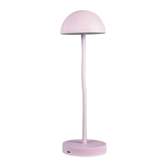 Dyberg Larsen Fonzy Bordlampe H 38 cm - Metal - Lyserød