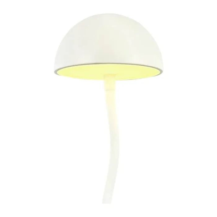 Dyberg Larsen Fonzy Bordlampe H 38 cm - Metal - Perlehvid