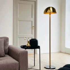 Dyberg Larsen French collection Menton Gulvlampe Ø 30 x H 140 cm - Metal - Messing