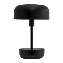 Dyberg Larsen Haipot Genopladelig Bordlampe H 25,7 - Metal - Sort