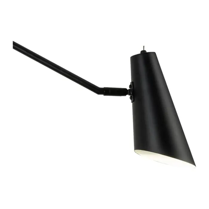 Dyberg Larsen Noa Væglampe H 23 x L 23 cm - Metal - Sort