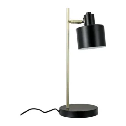 Dyberg Larsen Ocean Bordlampe H 43 cm - Metal - Sort/messing
