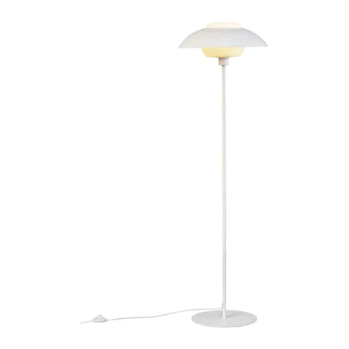 Dyberg Larsen Opus Gulvlampe H 135 cm - Metal - Mat hvid