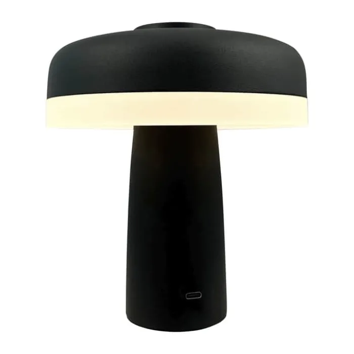 Dyberg Larsen Porter LED-lampe Ø 15 x H 16,5 cm - Metal - Sort