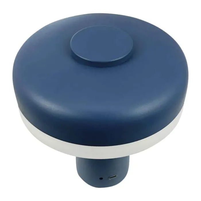 Dyberg Larsen Porter LED-lampe Ø 15 x H 16,5 cm - Metal - Indigoblå