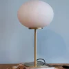 Dyberg Larsen Queen Bordlampe H 50 x Ø 30 cm - E27 - Opal/messing