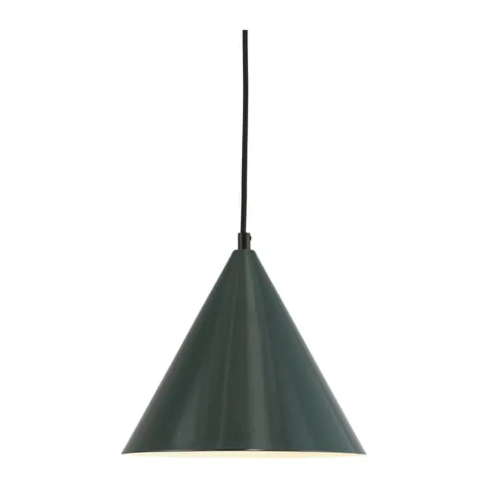 Dyberg Larsen Ron Pendel Ø 25 cm - Metal - Mørkegrøn