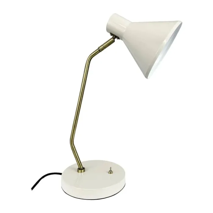 Dyberg Larsen Sleep Bordlampe H 43,3 cm - Metal - Hvid