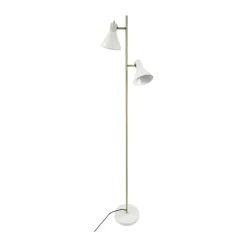 Dyberg Larsen Sleep Gulvlampe H 165 cm - Metal - Hvid