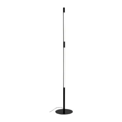 Dyberg Larsen Vagner LED Gulvlampe Ø 26 x H 150 cm - Metal/plastik - Sort