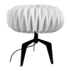 Dyberg Larsen Ventnor Bordlampe Ø 32 x H 34 cm - Papir/metal - Hvid