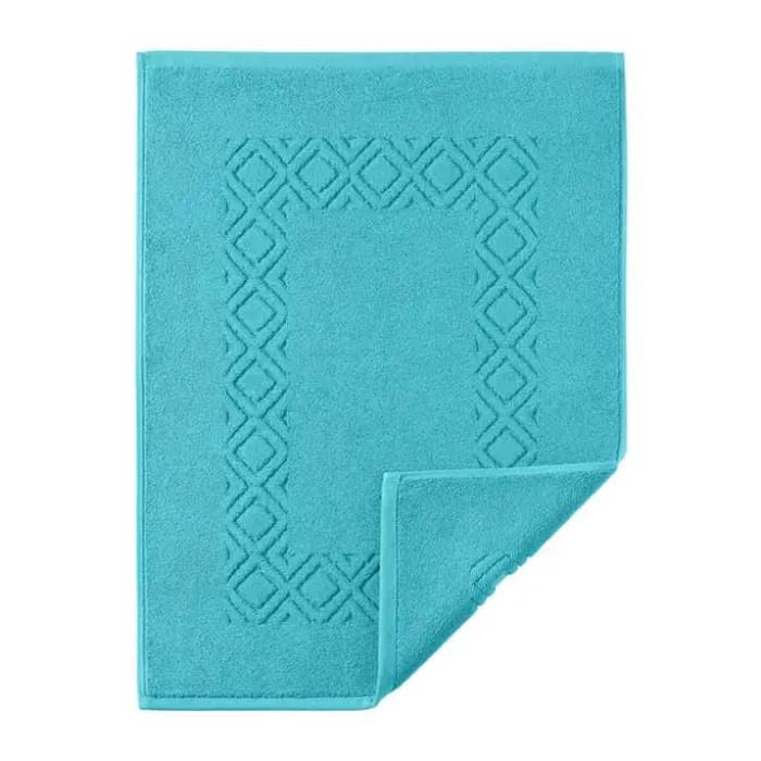Egeria Denver Bademåtte B 50 x L 70 cm - Bomuld - Turquoise