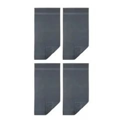 Egeria Diamant Håndklæde - 4 stk. B 50 x L 100 cm - Bomuld - Anthracit