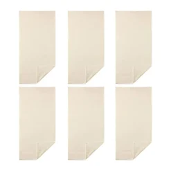 Egeria Diamant Håndklæde - 6 stk. B 30 x L 50 cm - Bomuld - Ivory