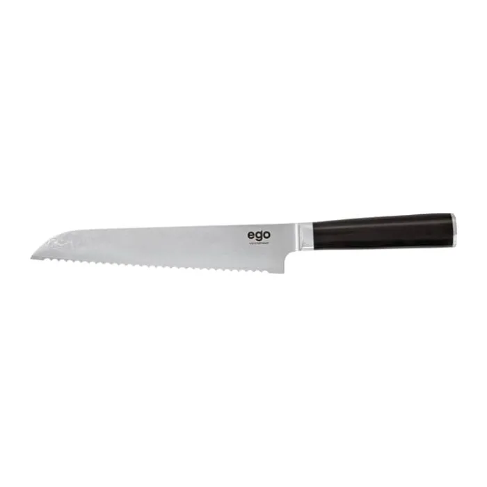 EGO VG 10 Brødkniv L 20,3 cm - Pakkawood/rustfrit stål - Sort